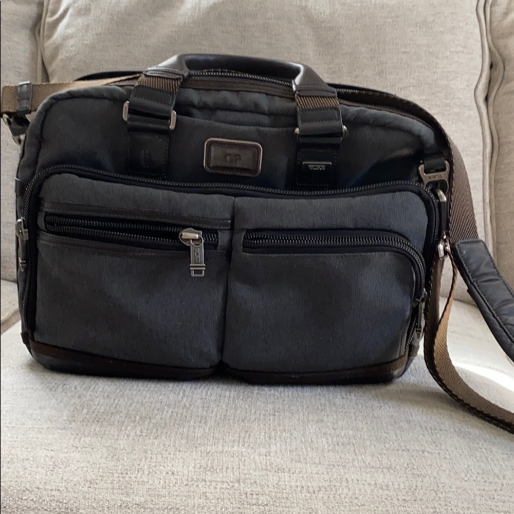 Tumi Alpha Bravo Briefcase, fits over luggage